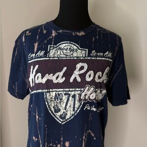 Hard Rock Cafe Navy Graphic Tee